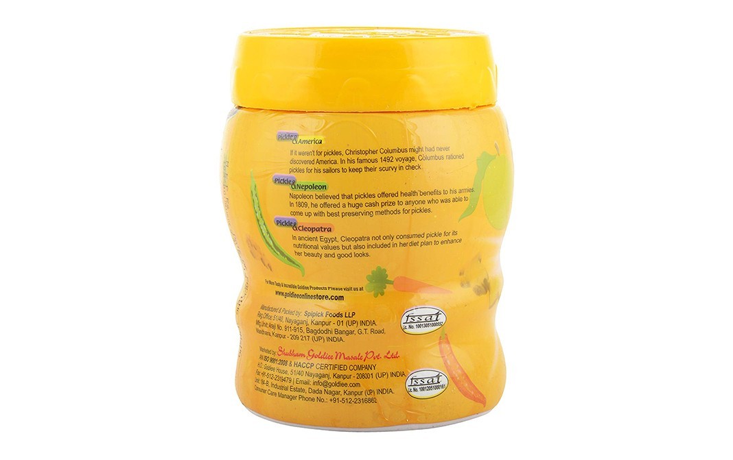 Goldiee Mixed Pickle    Plastic Jar  1 kilogram